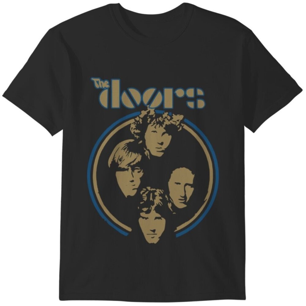 The Doors Classic Rock Band Graphic T-Shirt Music Fan Retro Style Concert Tee 91